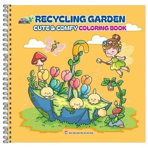 Sách Tô Màu Recycling Garden-Cute & Comfly Coloring Book