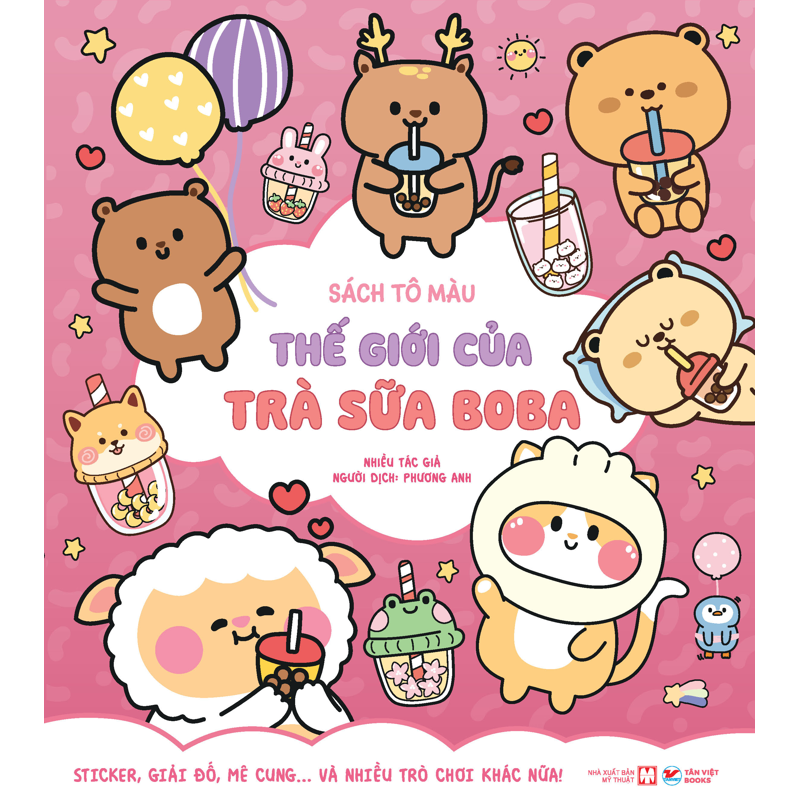 Sách Tô Màu - Thế Giới Của Trà Sữa Boba