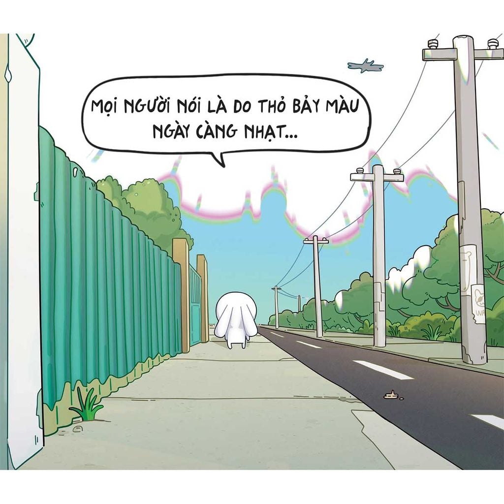 Sách Tô Màu - Thỏ Bảy Màu Trong Thế Giới Bay Màu