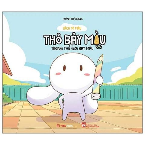 Sách Tô Màu - Thỏ Bảy Màu Trong Thế Giới Bay Màu