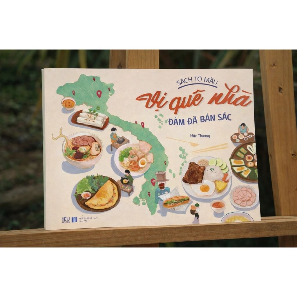 Sách Tô Màu Vị Quê Nhà Đậm Đà Bản Sắc