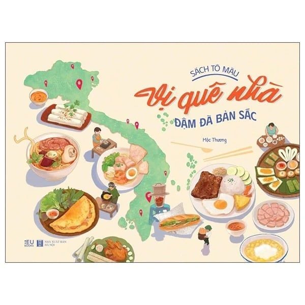 Sách Tô Màu Vị Quê Nhà Đậm Đà Bản Sắc