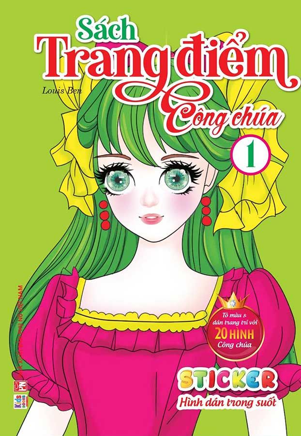 Sticker Sách Trang Điểm Công Chúa 1