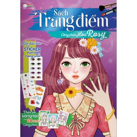Sách Trang Điểm Công Chúa Hoa Rosy