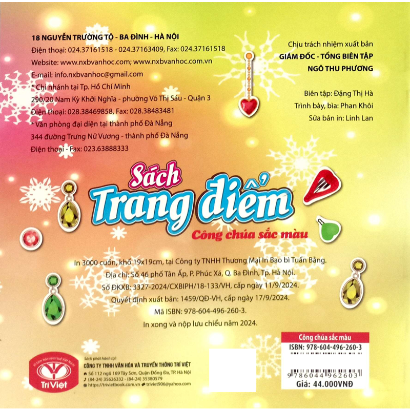 Sách Trang Điểm IQ-EQ-CQ - Công Chúa Sắc Màu