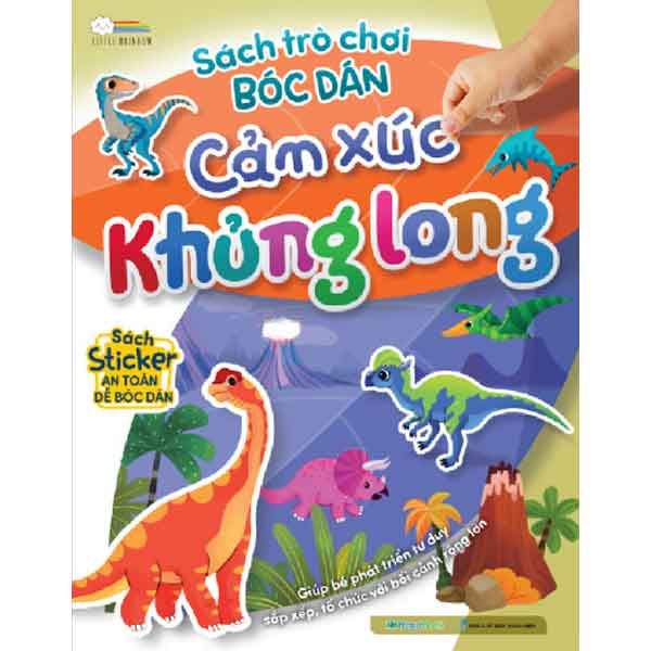 Sách Trò Chơi Bóc Dán Cảm Xúc - Khủng Long