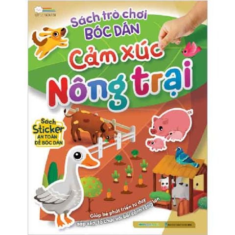 Sách Trò Chơi Bóc Dán Cảm Xúc - Nông Trại