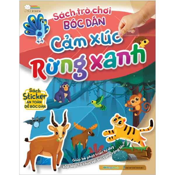 Sách Trò Chơi Bóc Dán Cảm Xúc - Rừng Xanh