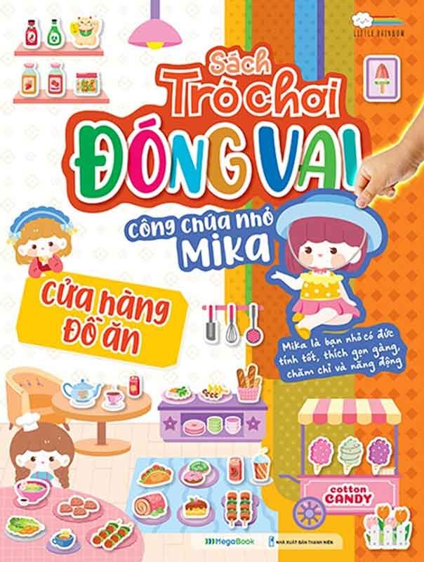 Sách Trò Chơi Đóng Vai Công Chúa Nhỏ Mika - Cửa Hàng Đồ Ăn