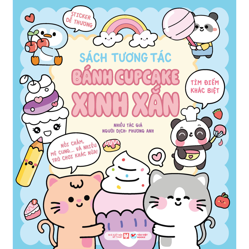 Sách Tương Tác - Bánh Cupcake Xinh Xắn
