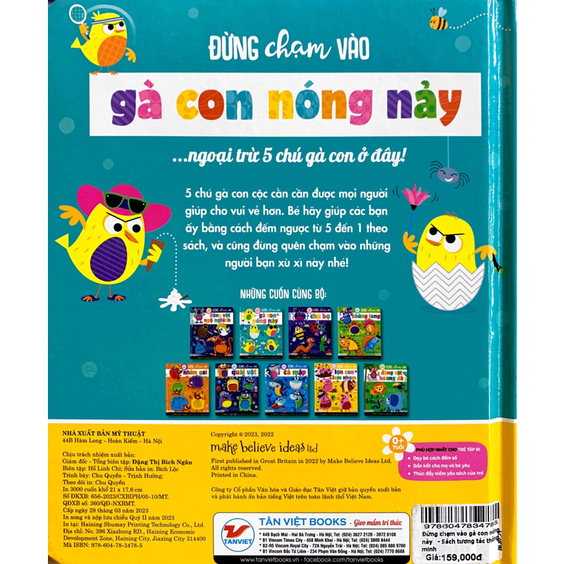 Sách Tương Tác Thông Minh-Đừng Chạm Vào-Gà Con Nóng Nảy