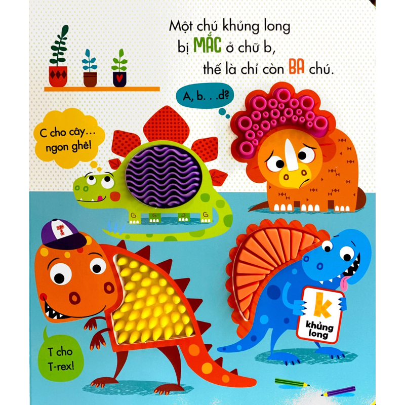 Sách Tương Tác Thông Minh - Đừng Chạm Vào Khủng Long