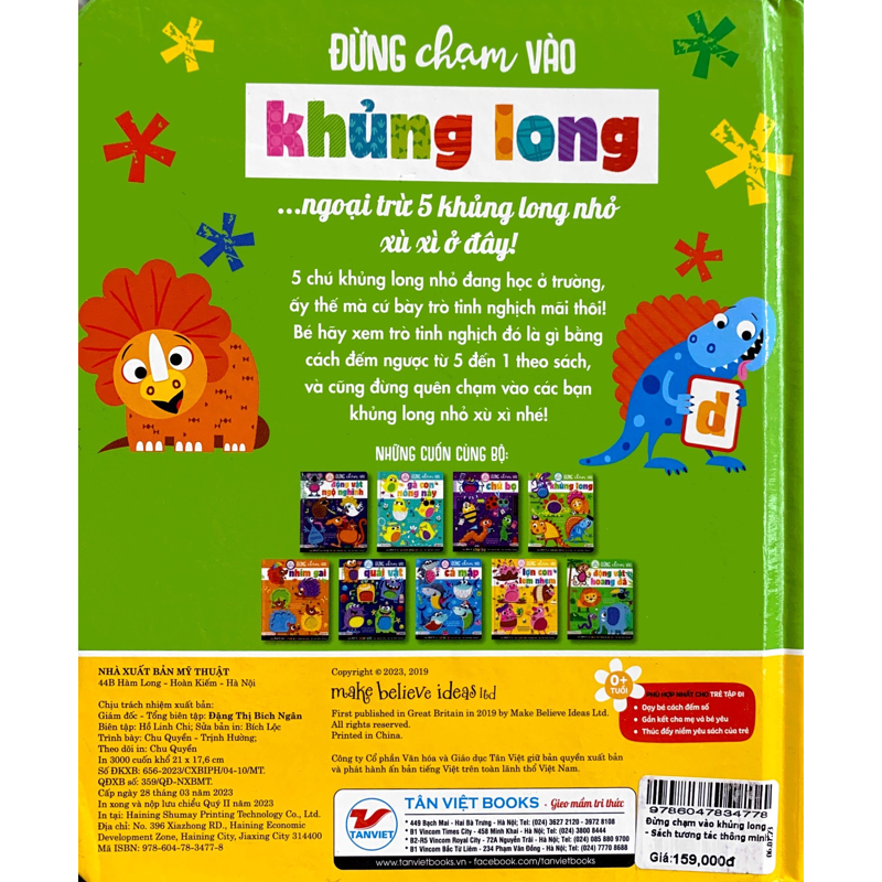 Sách Tương Tác Thông Minh - Đừng Chạm Vào Khủng Long