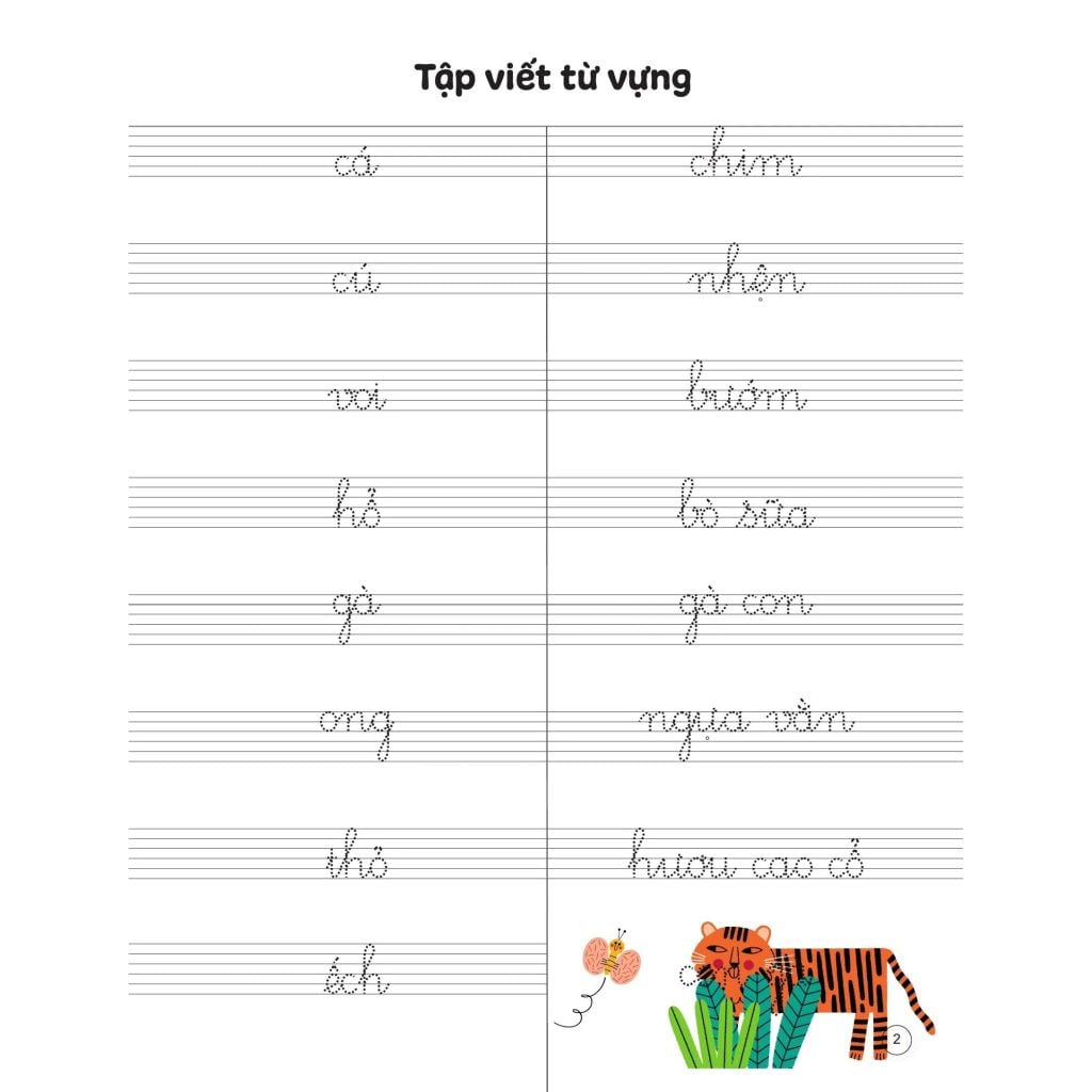 Sách Viết Xóa Thông Minh - 100 Từ Vựng Đầu Đời (Tặng Kèm Bút)