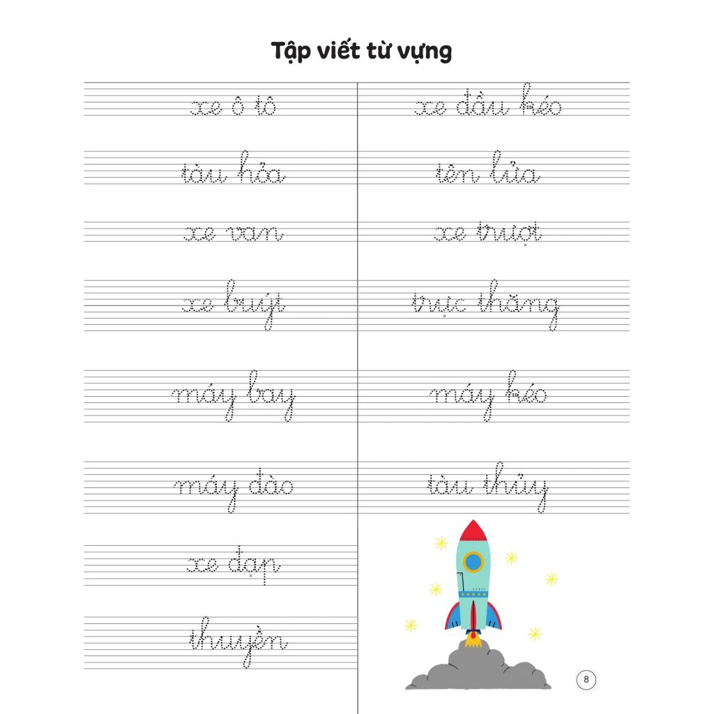 Sách Viết Xóa Thông Minh - 100 Từ Vựng Đầu Đời (Tặng Kèm Bút)