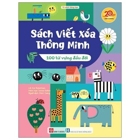 Sách Viết Xóa Thông Minh - 100 Từ Vựng Đầu Đời (Tặng Kèm Bút)