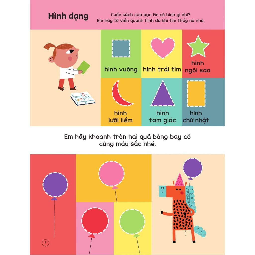 Sách Viết Xóa Thông Minh - Hình Dạng Và Màu Sắc (Tặng Kèm Bút)