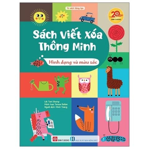 Sách Viết Xóa Thông Minh - Hình Dạng Và Màu Sắc (Tặng Kèm Bút)