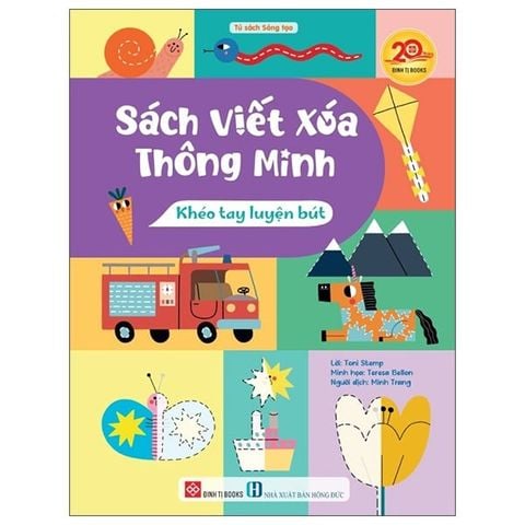 Sách Viết Xóa Thông Minh - Khéo Tay Luyện Bút (Tặng Kèm Bút)