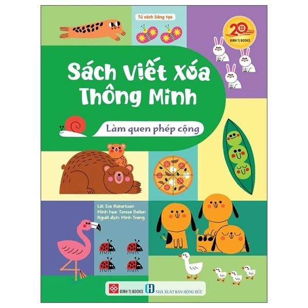 Sách Viết Xóa Thông Minh - Làm Quen Phép Cộng (Tặng Kèm Bút)