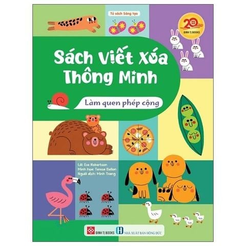 Sách Viết Xóa Thông Minh - Làm Quen Phép Cộng (Tặng Kèm Bút)