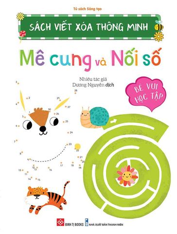 Sách Viết Xóa Thông Minh - Mê Cung Và Nối Số