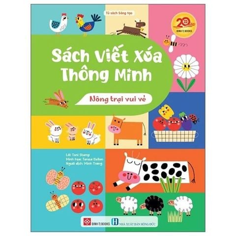 Sách Viết Xóa Thông Minh - Nông Trại Vui Vẻ (Tặng Kèm Bút)