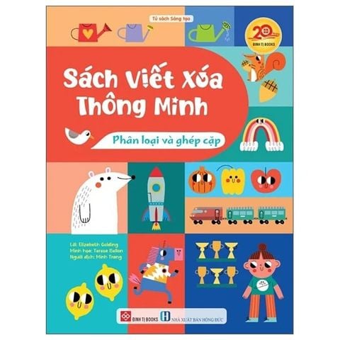 Sách Viết Xóa Thông Minh - Phân Loại Và Ghép Cặp (Tặng Kèm Bút)