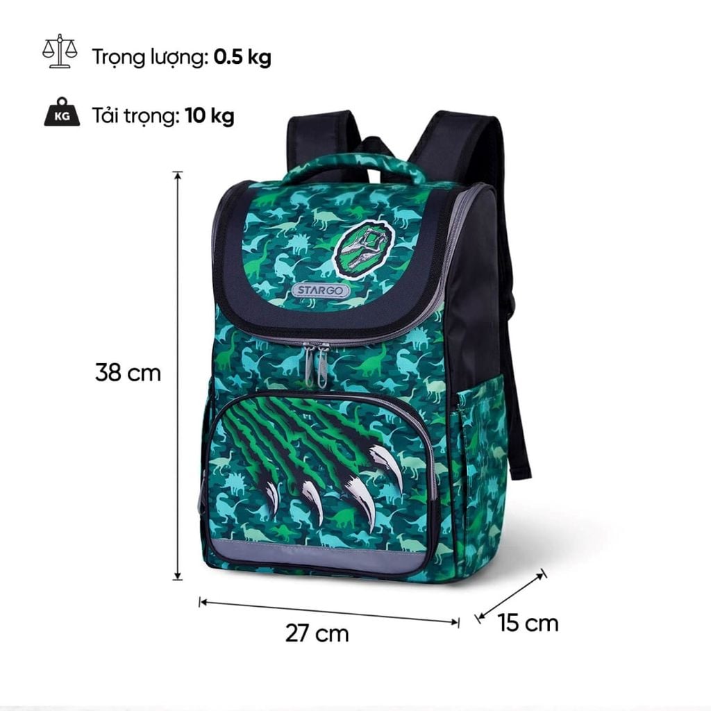 Sakos - Balo Học Sinh Stargo Lolly (Jungle Dinos)