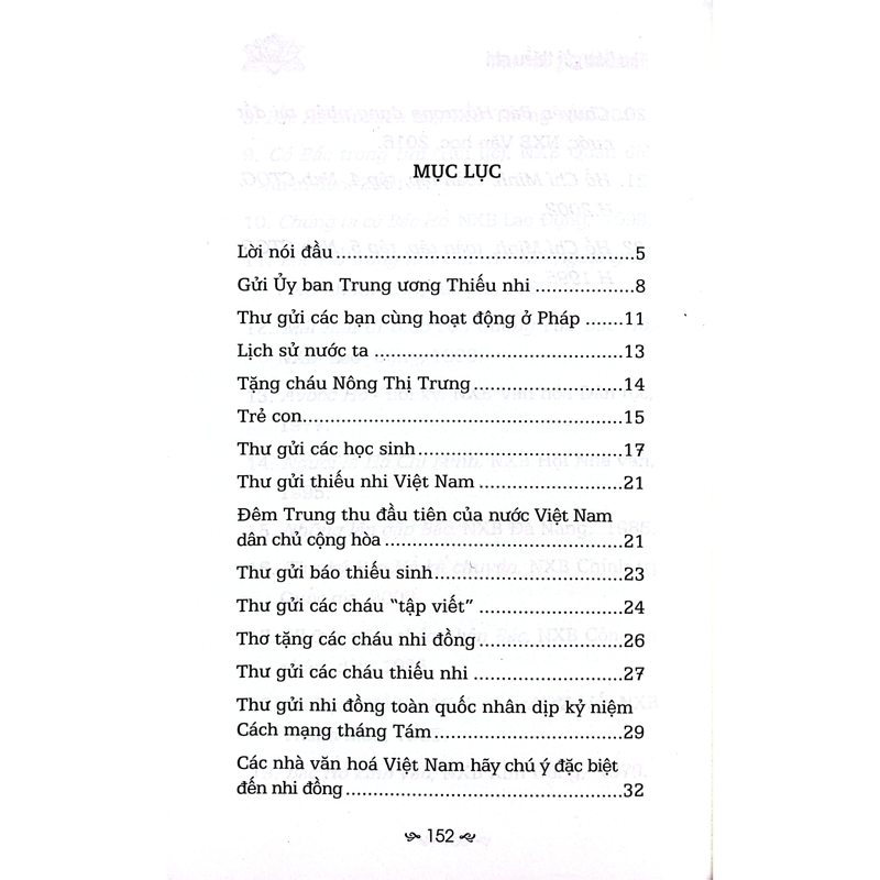 Sáng Mãi Tấm Gương Bác Hồ - Thư Bác Gửi Thiếu Nhi