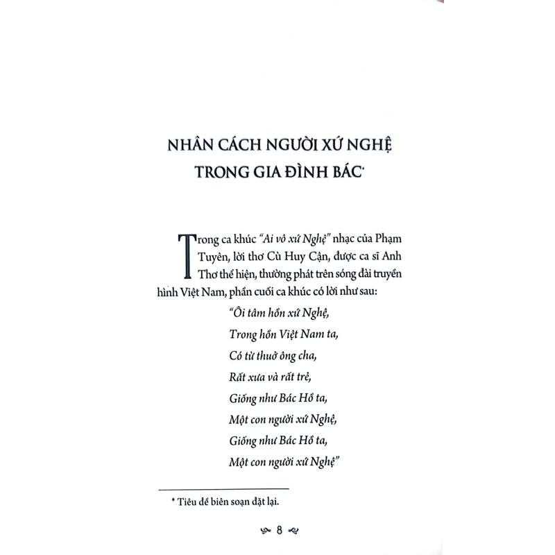 Sáng Mãi Tấm Gương Bác Hồ - Trí Tuệ