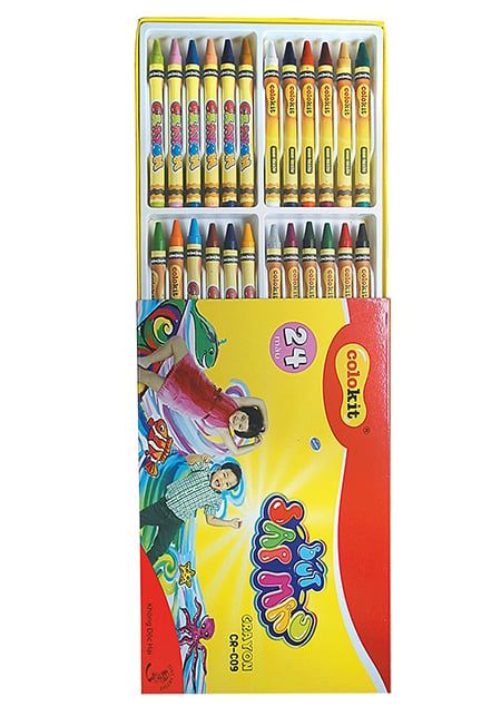 Sáp Màu Thiên Long CR-C09 (24 Màu)