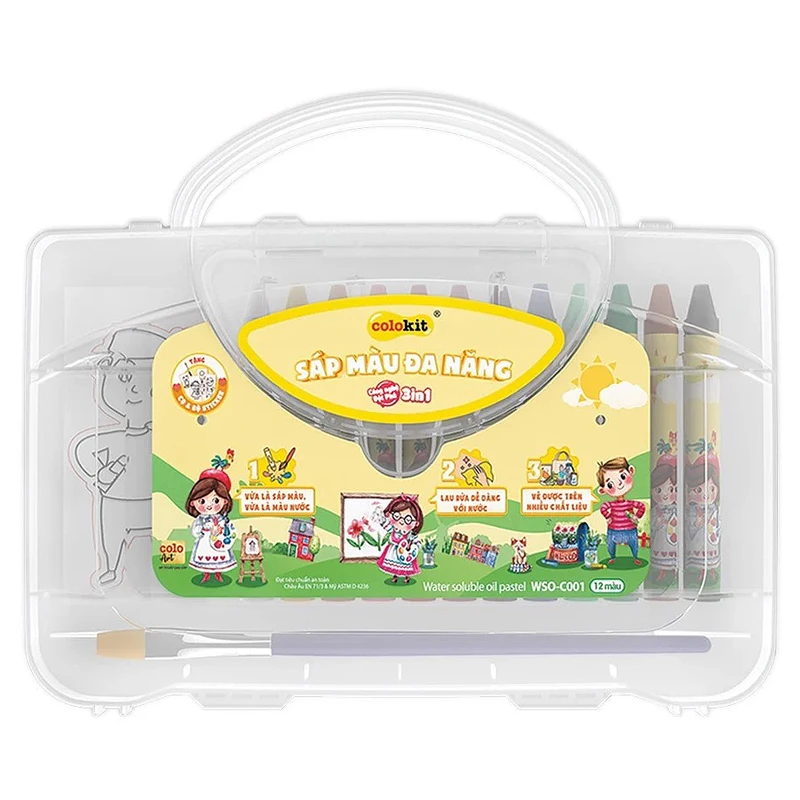 Sáp Màu Đa Năng Wso-C001 (12C/H)