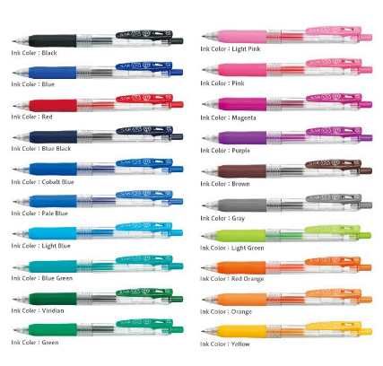 Viết gel Japan Sarasa 0.5 green