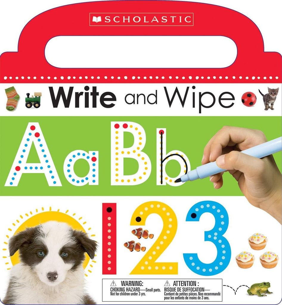Scholastic Early Learners: Write and Wipe ABC 123