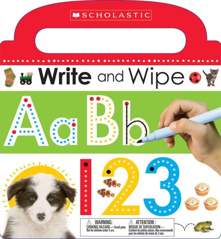Scholastic Early Learners: Write and Wipe ABC 123