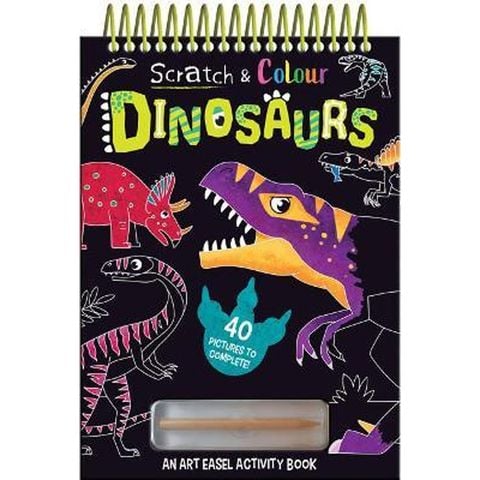 Scratch And Colour Dinosaurs