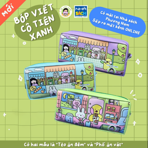 Hộp Bút Da Simili Màu Hồng