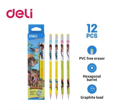 ​Bút chì 2B Deli EU52900 (12C H)(BNGUYEN)