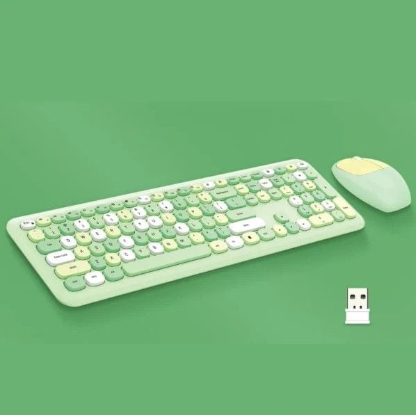 Mofii Phím Chuột Không Dây 666 Xanh Lá 60019040