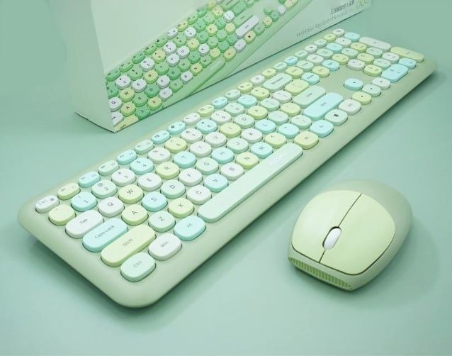Mofii Phím Chuột Không Dây 666 Xanh Lá 60019040