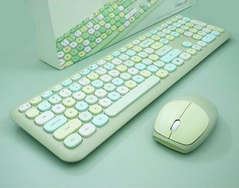 Mofii Phím Chuột Không Dây 666 Xanh Lá 60019040