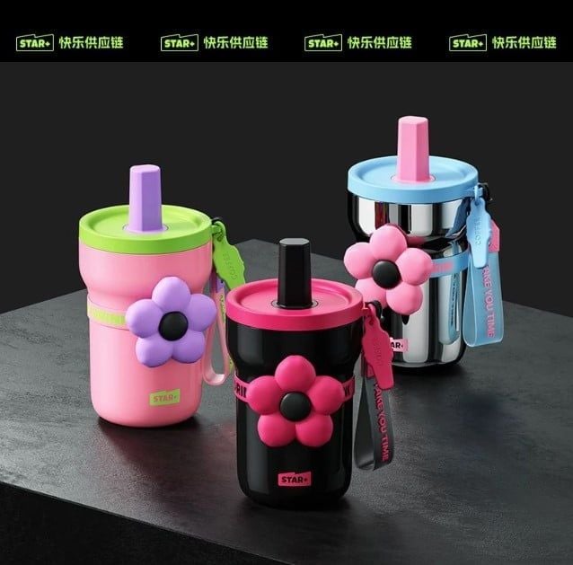 MD Star Ly Giữ Nhiệt Inox 481ML Bạc 60019433