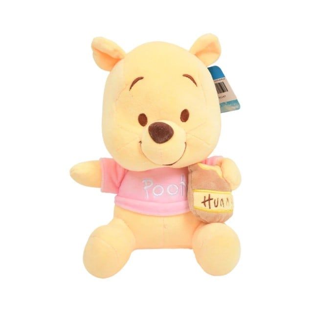 AOGER THÚ BÔNG GẤU POOH ÔM HŨ MẬT CỔ ĐIỂN 23CM AG2101197