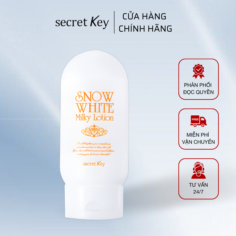 Sữa Dưỡng Thể Trắng Da Secret Key Snow White Milky Lotion (Beautyworld)