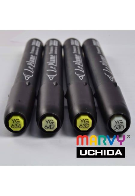 Bút Lông Marvy 3000 Vàng Xanh 630