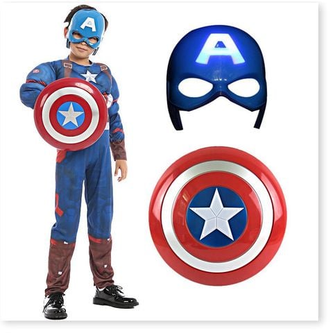 Bộ Quần Áo Hóa Trang Captain America 1350-A6