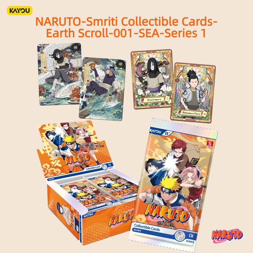 Bộ Thẻ Sưu Tầm NARUTO SMRITI – EARTH SCROLL 001 – SERIES 1 HH00016