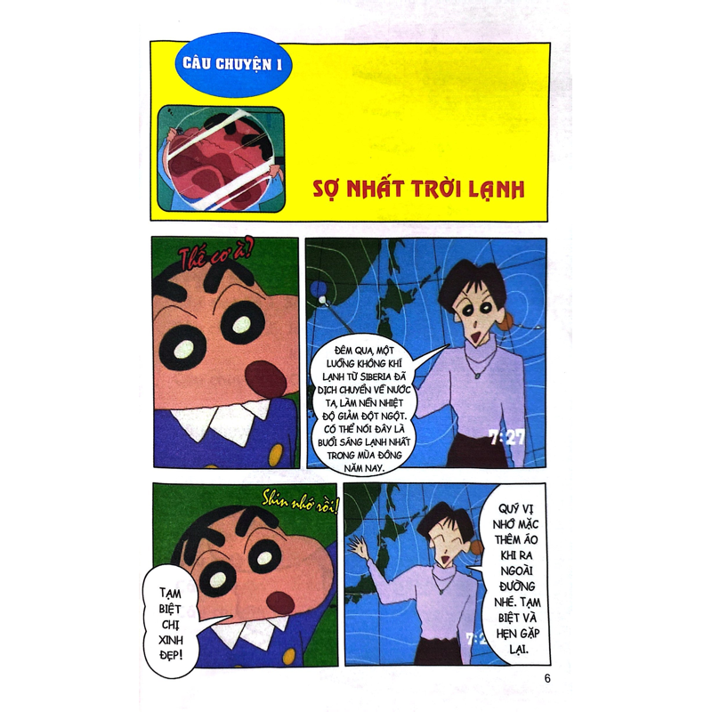 Shin - Cậu Bé Bút Chì - Phiên Bản Hoạt Hình Màu - Tập 11: Cu Shin Và Trải Nghiệm Trượt Tuyết