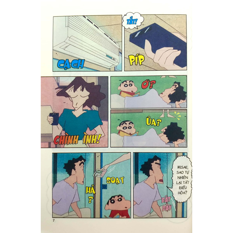 Shin Cậu Bé Bút Chì T38-Hoạt Hình Màu